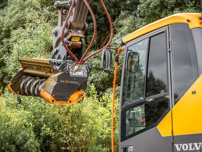 TMC Cancela THK-150 Hydraulischer Forstmulcher /Forstmulchkf für Bagger-