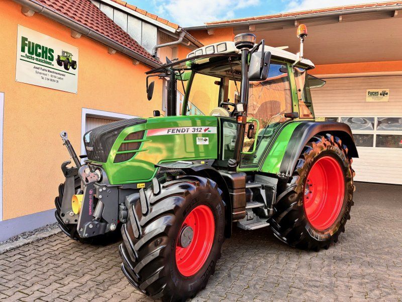 Fendt 312 Vario TMS mit Fronthydraulik, Frontzapfwelle, Deutz Motor