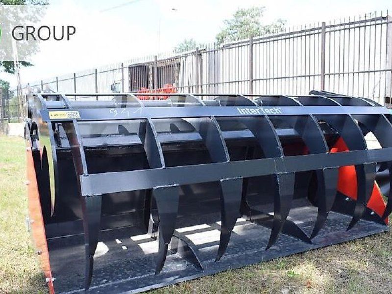 Inter Tech bucket with grab burnt teeth 2,2 m, SLK09