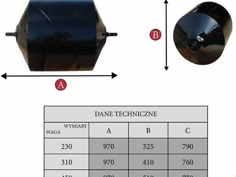 Kaber counter  type E (tube) 230 kg