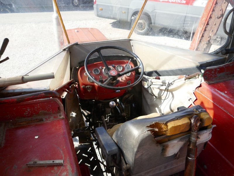 Massey Ferguson 148 Multipower mit Verdeck und Mähwerk. Erst 5100 Std!