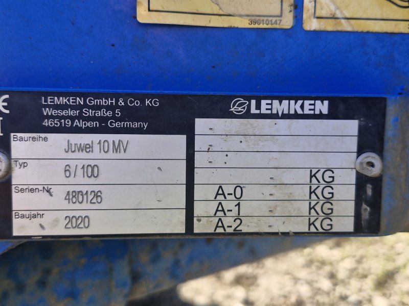 Lemken Juwel 10MV