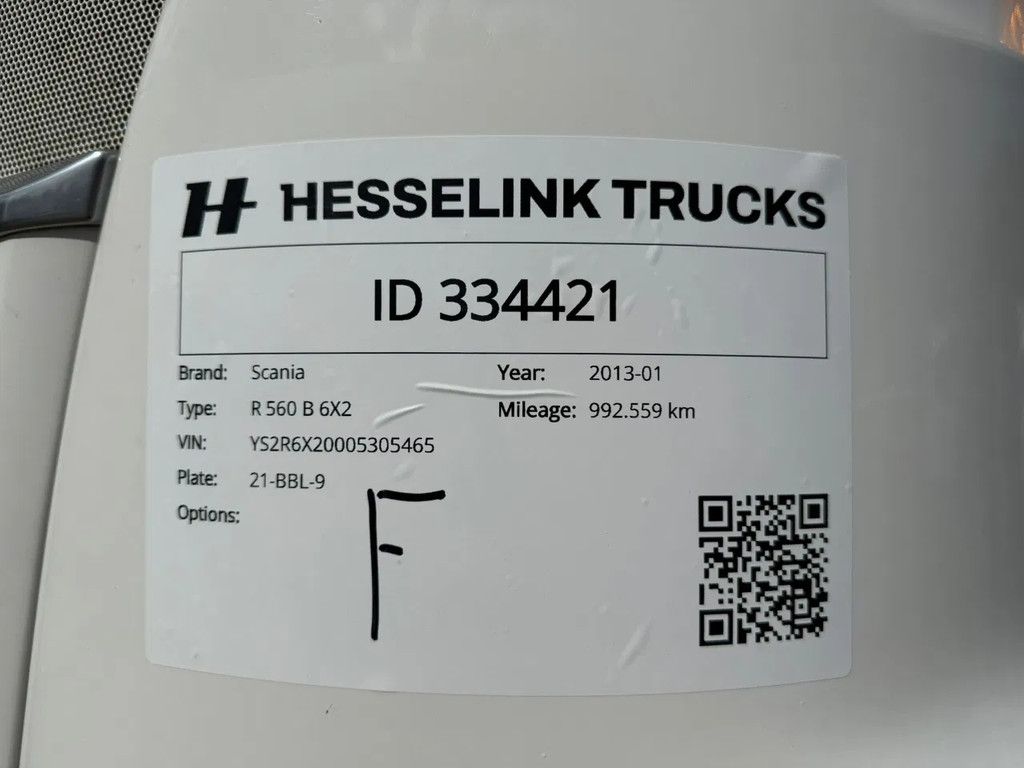 Scania R560 V8 6X2 VDL Haakarm AHK NL Truck
