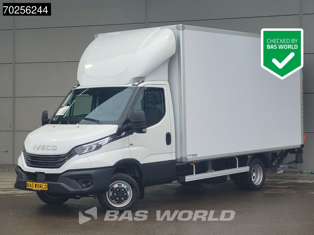 Iveco Daily 35C18 3.0L Automaat Laadklep Zijdeur Dubbellucht Bakwagen 180PK LED Airco Cruise Camera Lat om Lat D'Hollandia Bakwagen Meubelbak Koffer Airco Cruise control