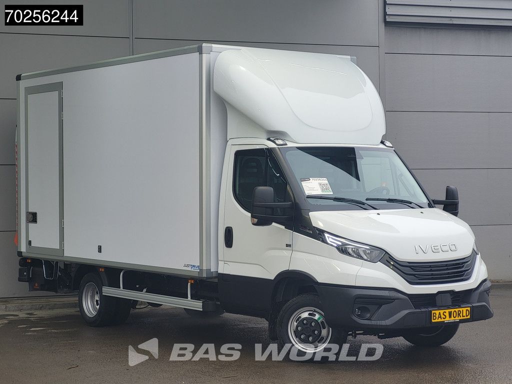 Iveco Daily 35C18 3.0L Automaat Laadklep Zijdeur Dubbellucht Bakwagen 180PK LED Airco Cruise Camera Lat om Lat D'Hollandia Bakwagen Meubelbak Koffer Airco Cruise control
