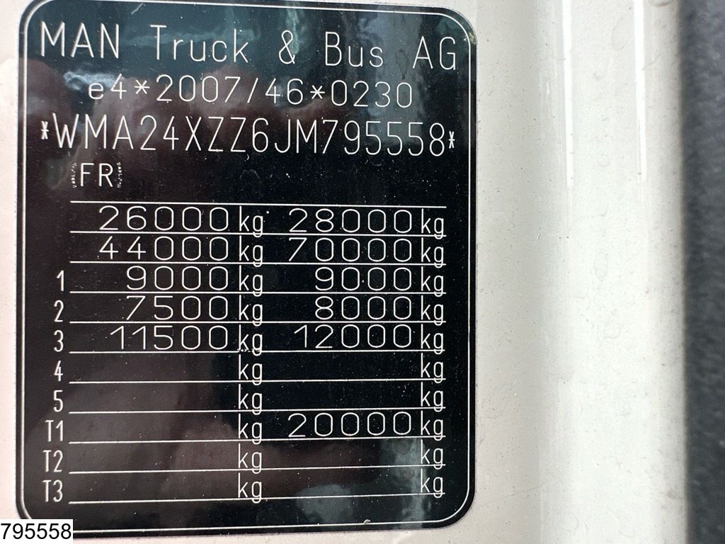 MAN TGX 26 500 6x2, EURO 6, Retarder, Hydraulics