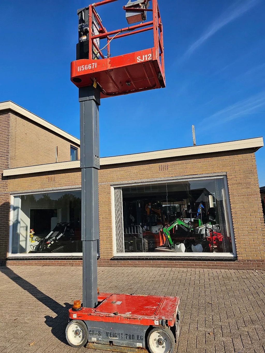 Skyjack Sj12 mast hoogwerker met boek schaarlift