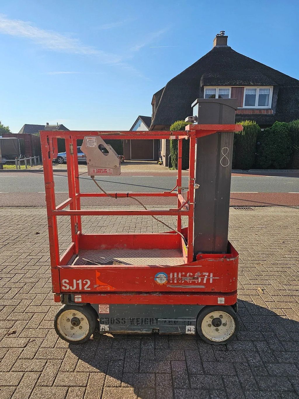 Skyjack Sj12 mast hoogwerker met boek schaarlift