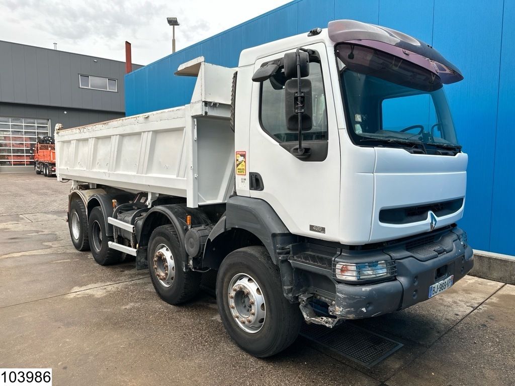 Renault Kerax 380 Dxi 8x4, Manual transmission, Steel spring suspension