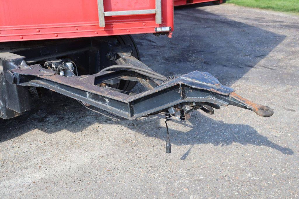Closed semi-trailer NETAM-FRUEHAUF ANCR 20-110A 1992 + Container VACU-PAK asbestos processing