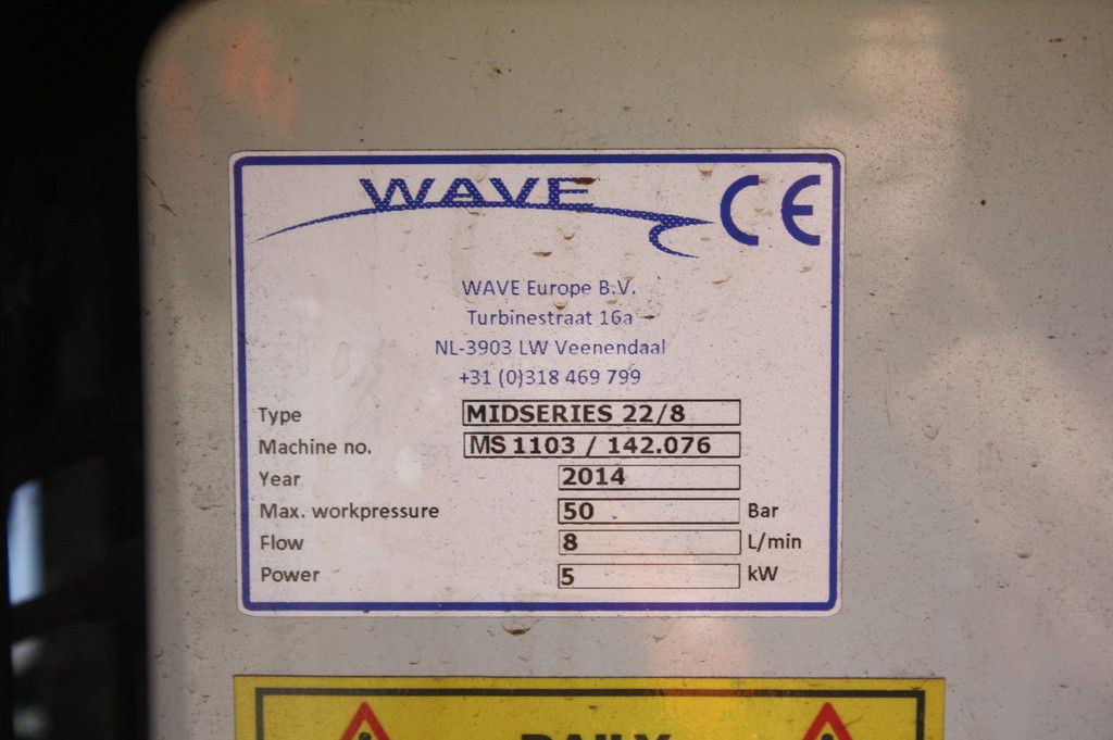 Hogedrukreiniger WAVE MS1103 Benzine 50bar 2014