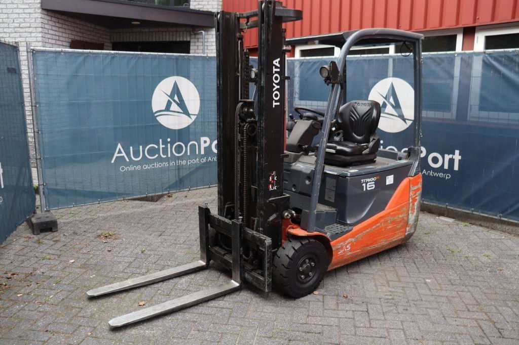 Toyota 8FBE16T Electric Forklift 1600kg 3.3m 2019