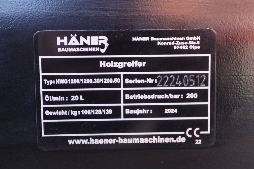 Wood clamp Avant HWG1200/1200.30/1200.50 2024 New