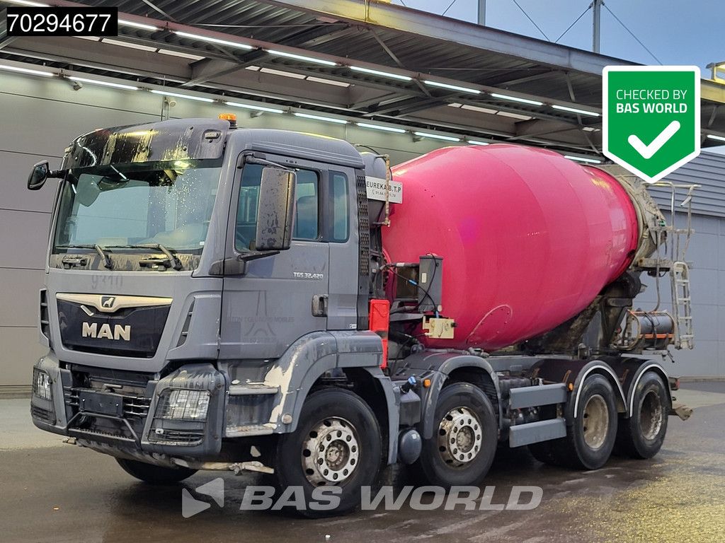 MAN TGS 32.430 8X4 9m3 Imer Mixer Steelsuspension Euro 6
