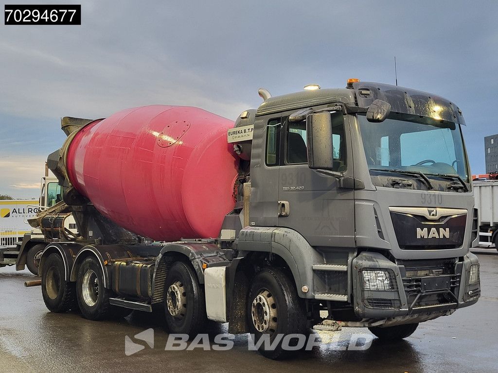 MAN TGS 32.430 8X4 9m3 Imer Mixer Steelsuspension Euro 6