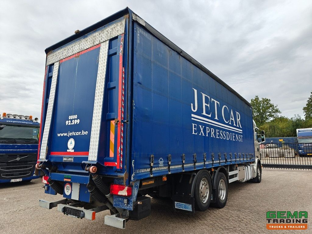 Scania G320 6x2/4 Highline Euro5 – 8,6 m Schiebeplane + 2000 kg Hebebühne – 220 V Wechselrichter – TÜV 04/2026