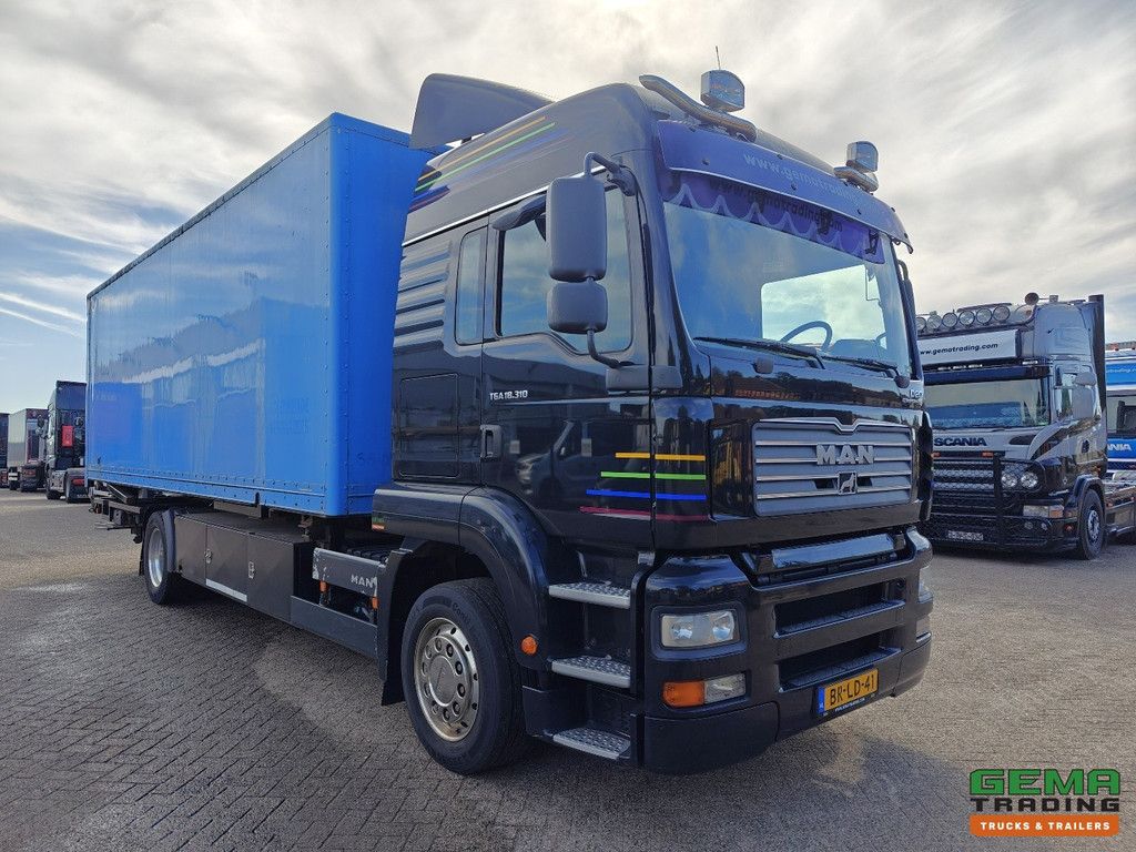 MAN TGA 18.310 4x2 LX Euro 3 – Schaltgetriebe ZF16 – BDF/Umzugsbox + Hebebühne 2000 kg – 207.000 km – TÜV 12/2025