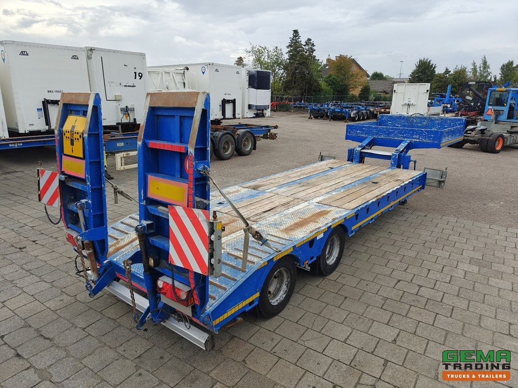 MOL D712/20T/38/47/1 2-Achs SAF - Semi-Tieflader 11,5m - 93cm - 31480kg Tragkraft - Hydraulische Rampen