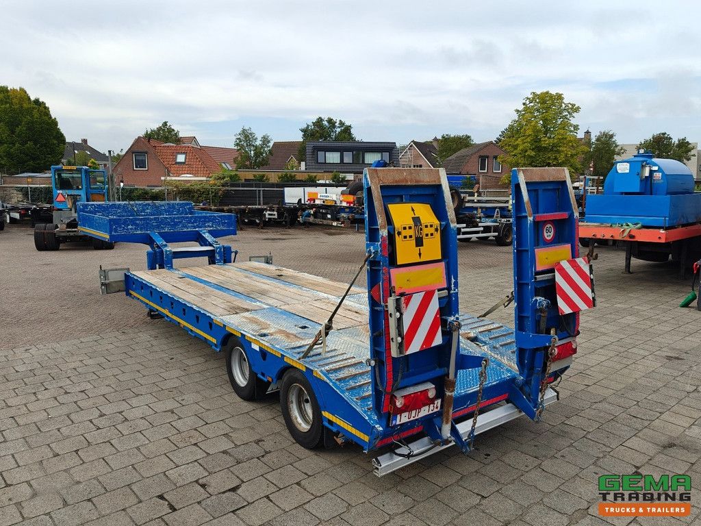 MOL D712/20T/38/47/1 2-Achs SAF - Semi-Tieflader 11,5m - 93cm - 31480kg Tragkraft - Hydraulische Rampen