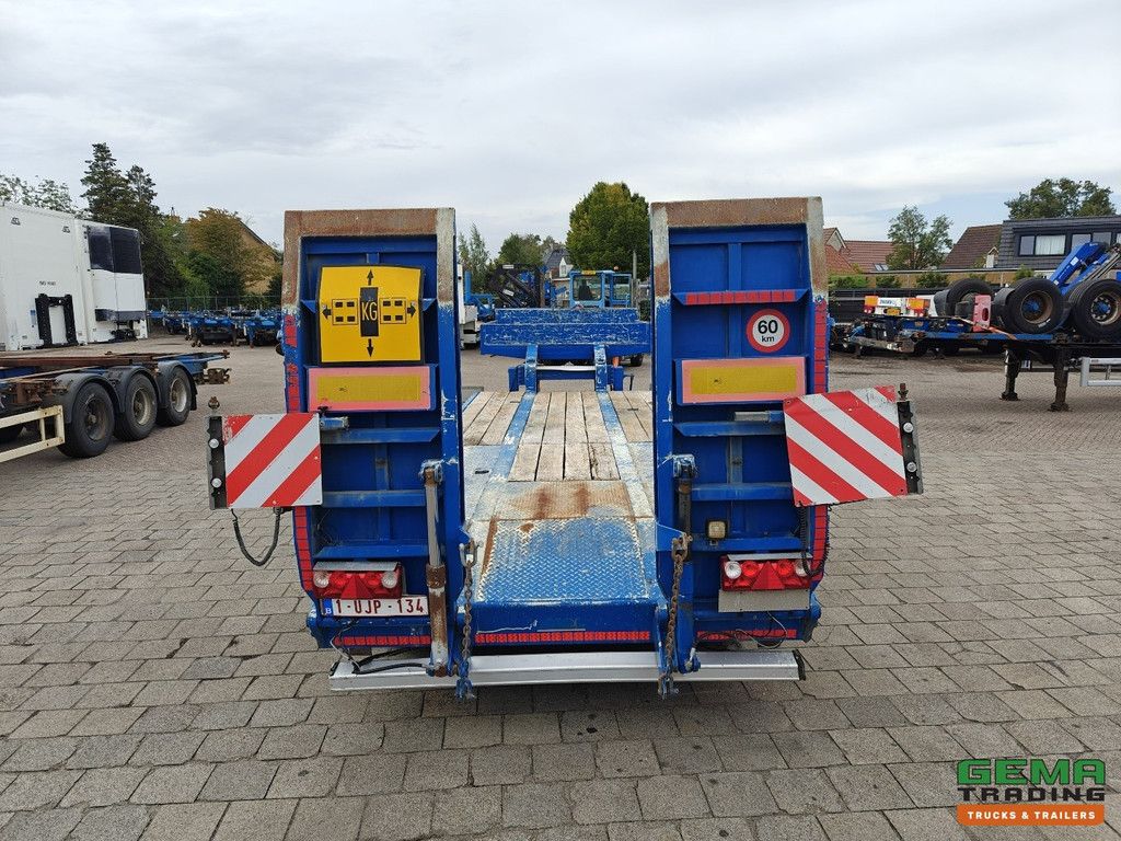 MOL D712/20T/38/47/1 2-Achs SAF - Semi-Tieflader 11,5m - 93cm - 31480kg Tragkraft - Hydraulische Rampen