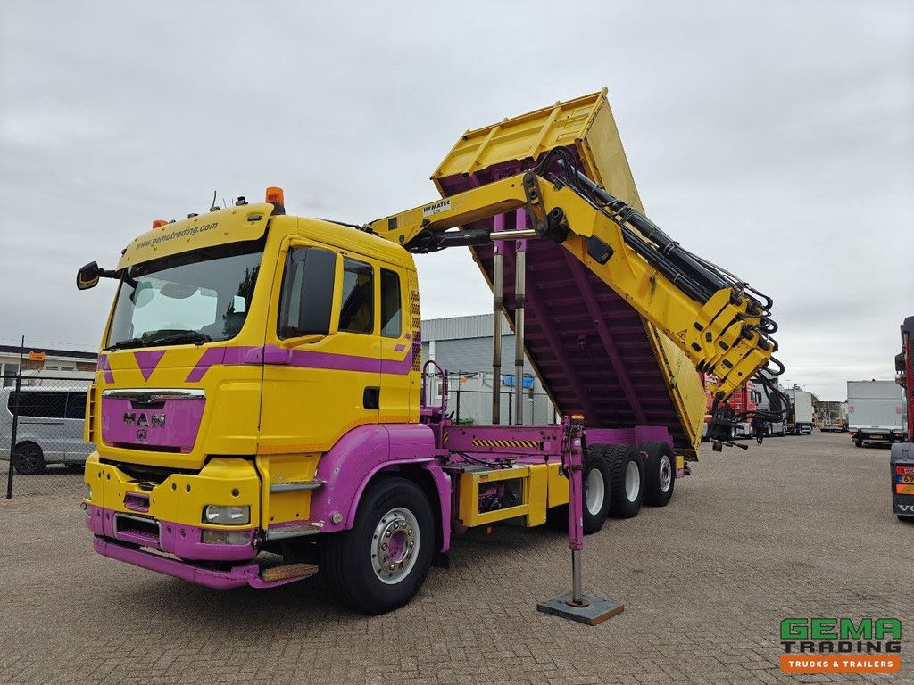 MAN TGS 35.440 8x4/4 Dagcabine Euro5 - Hymatec Kipper + Hiab 166 ES-4 Pro - Alcoa - 02/2026 APK