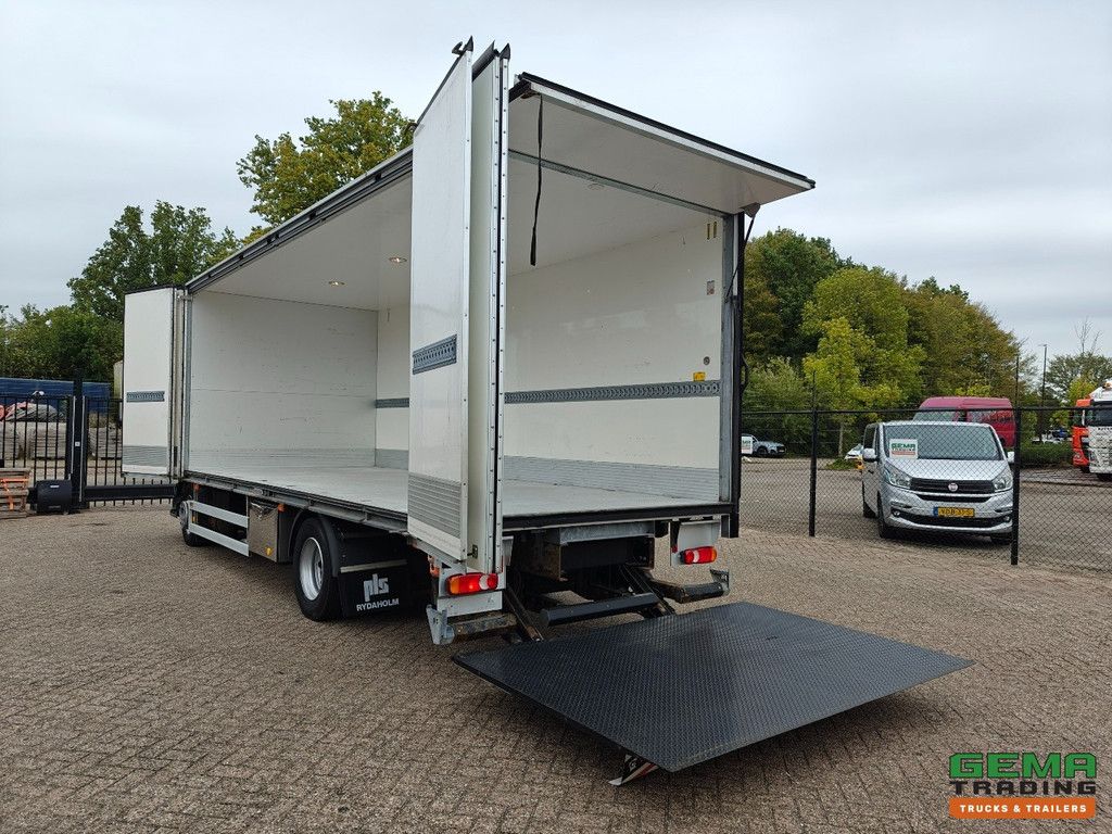 Volvo FL240 4x2 Daycab Euro 5 – 6 Zylinder – Geschlossene Karosserie 6,5 m + Hebebühne 1500 kg – 129.000 km Original – Seitentüren