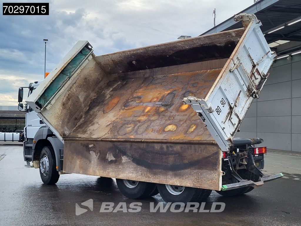 Mercedes Axor 2640 6X4 10m3 Meiller Tipper Steelsuspension Manual Euro 4