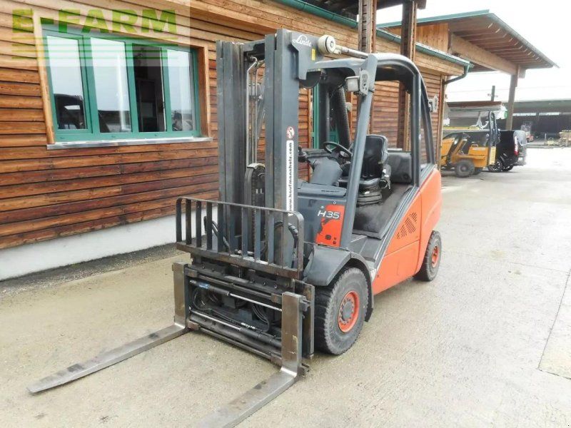 Linde h35d-01 triplex seitenschieber zinkenverstellung