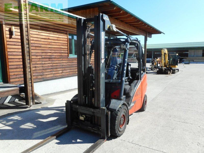 Linde h30d-02 triplex 5,5m + ss + halbkabine