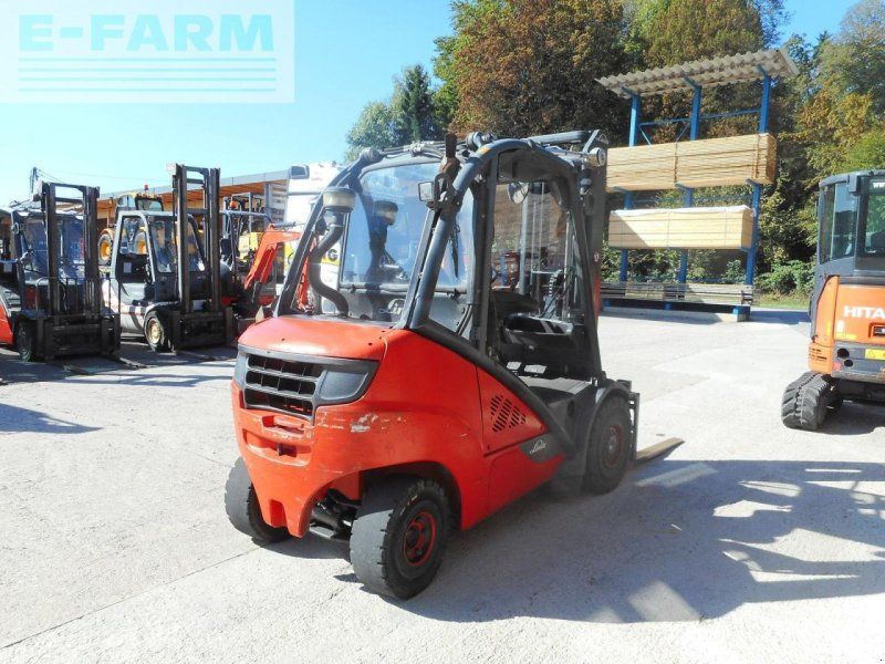 Linde h30d-02 triplex 5,5m + ss + halbkabine