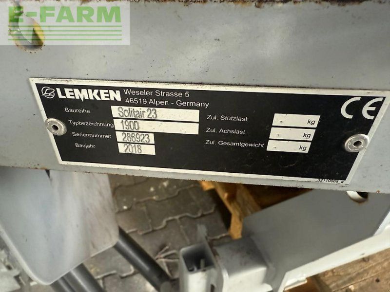 Lemken solitair 23