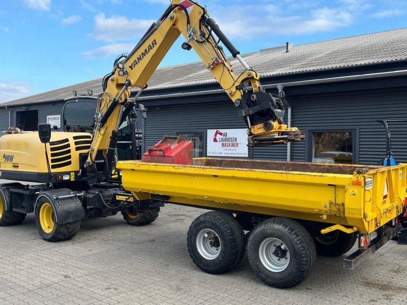 Yanmar B95W Engcon rotortilt, vogn mm.