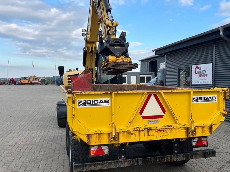 Yanmar B95W Engcon rotortilt, vogn mm.