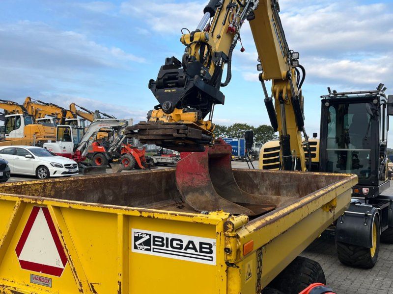 Yanmar B95W Engcon rotortilt, vogn mm.