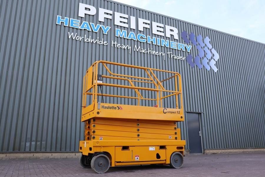 Haulotte Compact 12 Electric, 12m Working Height, 300kg Cap