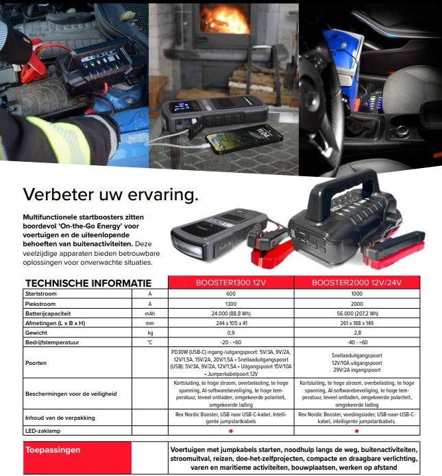 Rexnordic startboosters