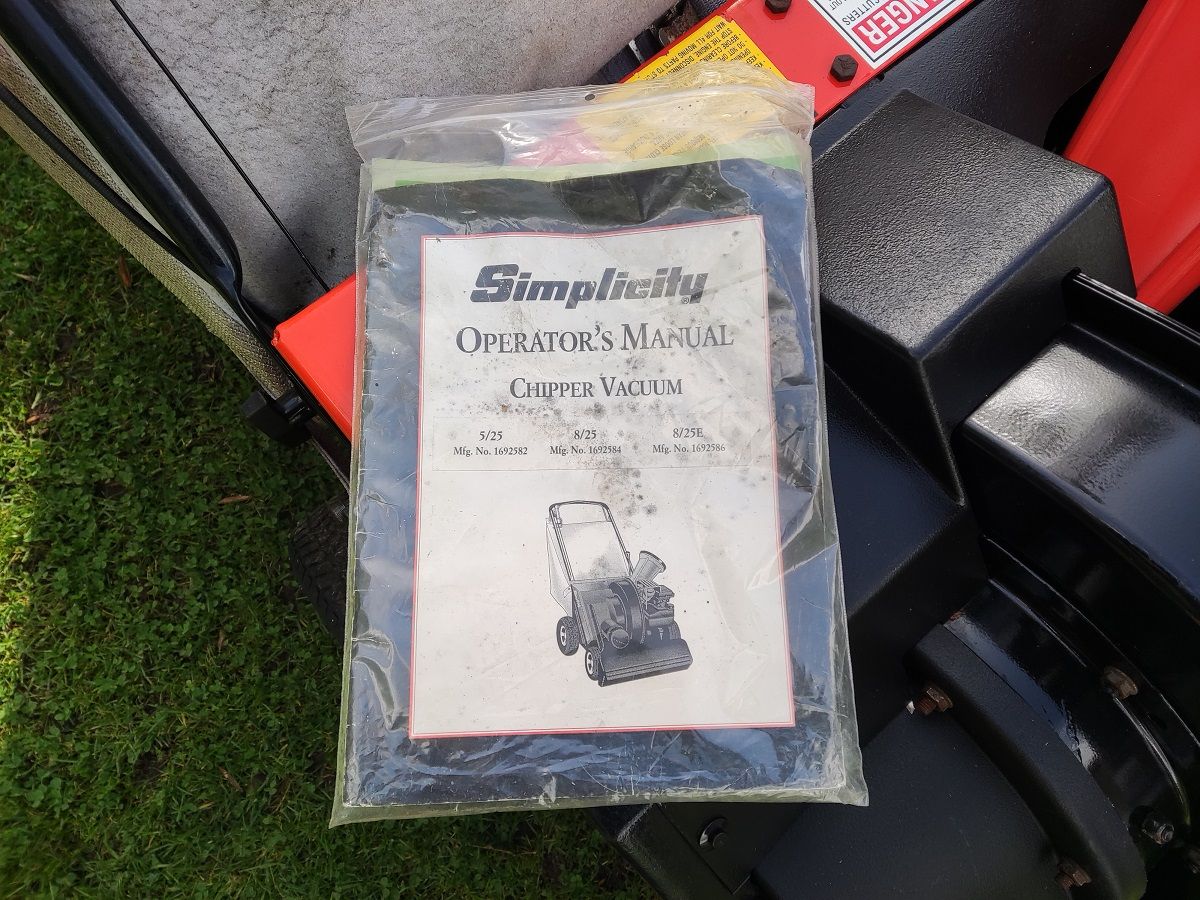 SIMPLICITY bladzuiger / versnipperaar (type Chipper Vacuum)