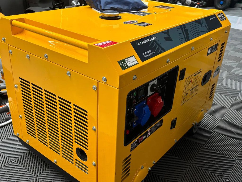 Demo Diesel noodstroom generator 230 en 400v krachtstroom
