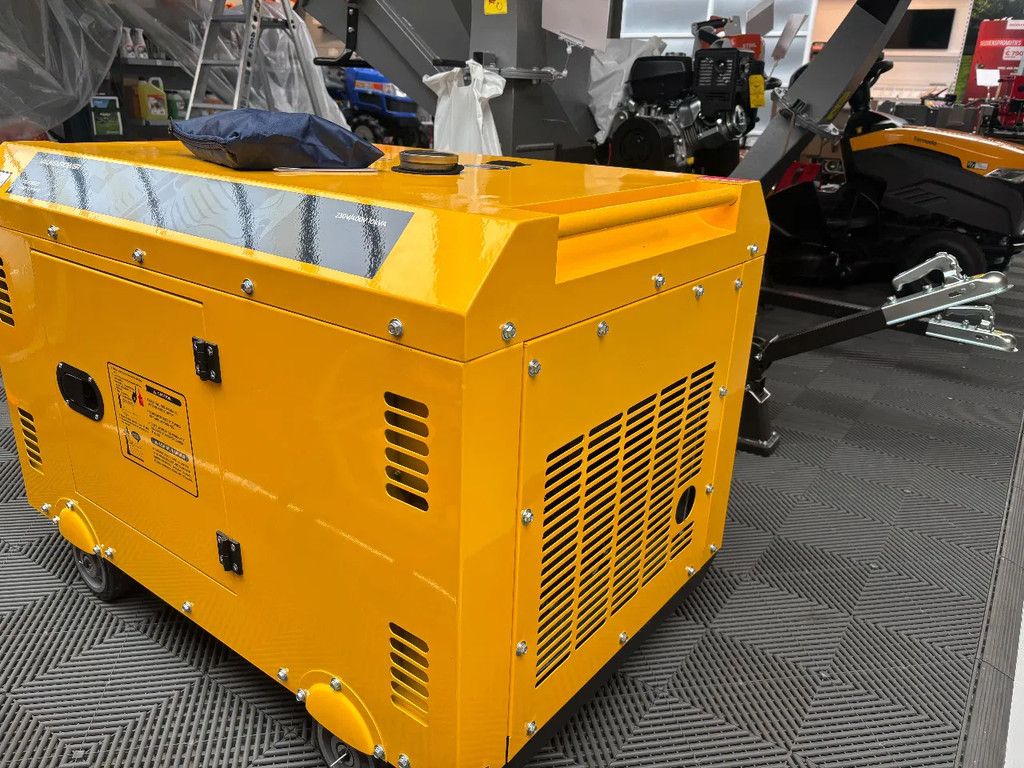 Demo Diesel noodstroom generator 230 en 400v krachtstroom