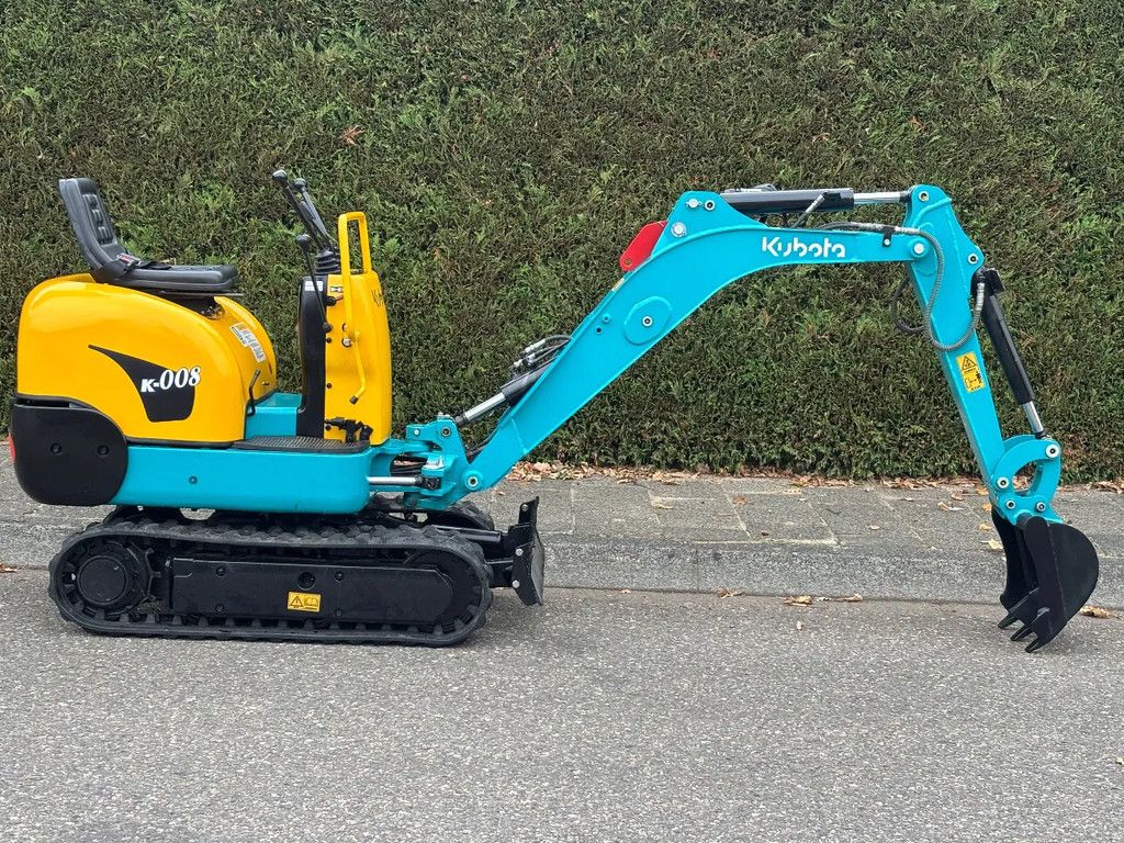 Kubota k-008 gebruikte minigraver k008 3cil diesel 0.8T