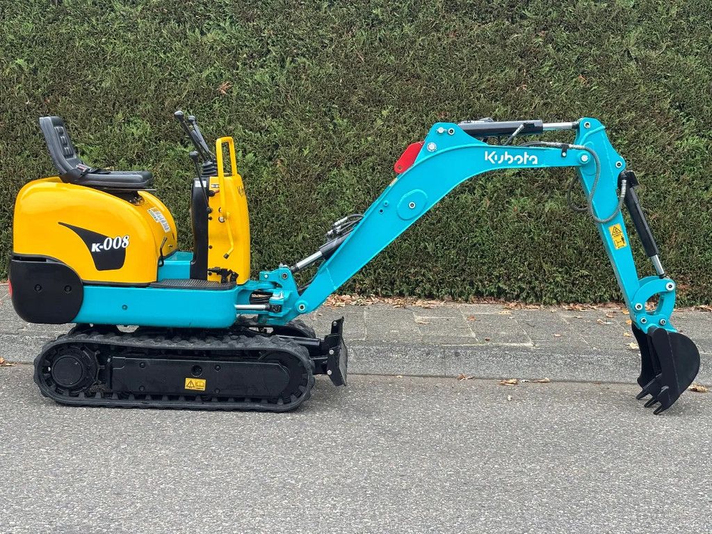 Kubota k-008 gebruikte minigraver k008 3cil diesel 0.8T