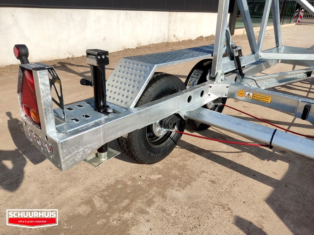 Haspelwagen TA-NO kantelbaar tandemasser 2 assen 2700kg & 3500KG