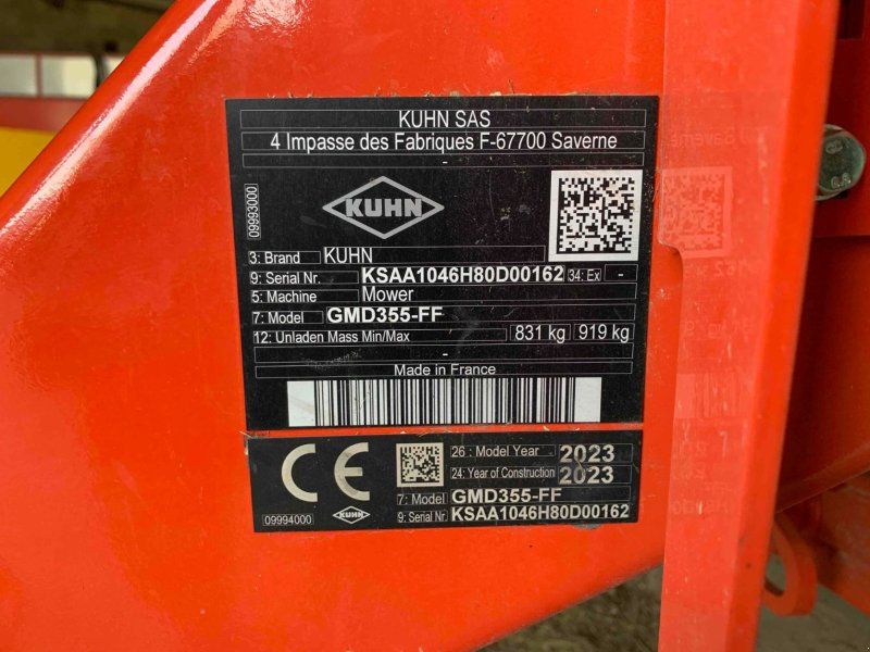 Kuhn GMD 355 FF
