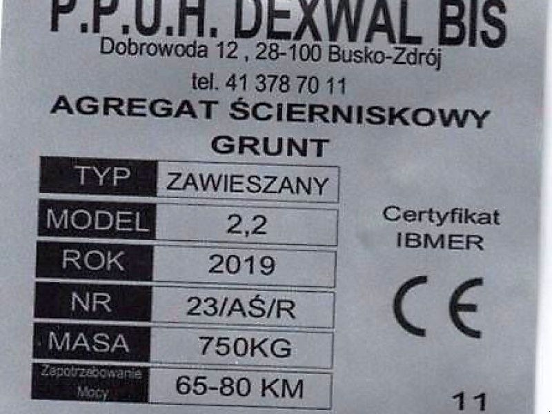 Dexwal agregat podorywkowy Grunt 2,6 m