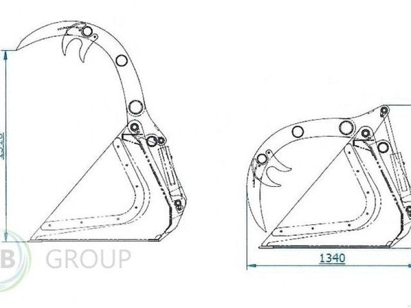Szufla z dociskiem XXL  A403.220, 2,2 m