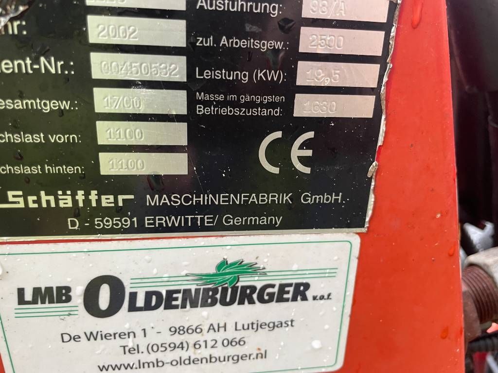 Schäffer 222 shovel minilader
