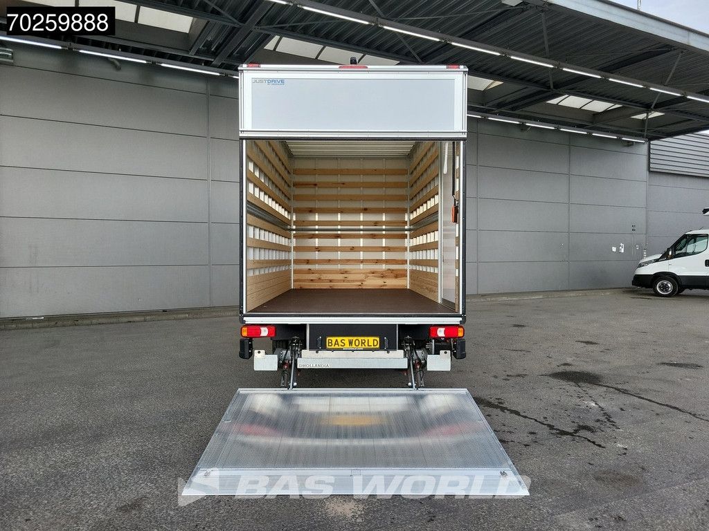 Iveco Daily 35C18 3.0L Automaat Luchtvering Laadklep Zijdeur Dubbellucht Bakwagen 180PK LED Airco Cruise Camera Lat om Lat D'Hollandia Euro6 Meubelbak Koffer 22m3 A/C Cruise control