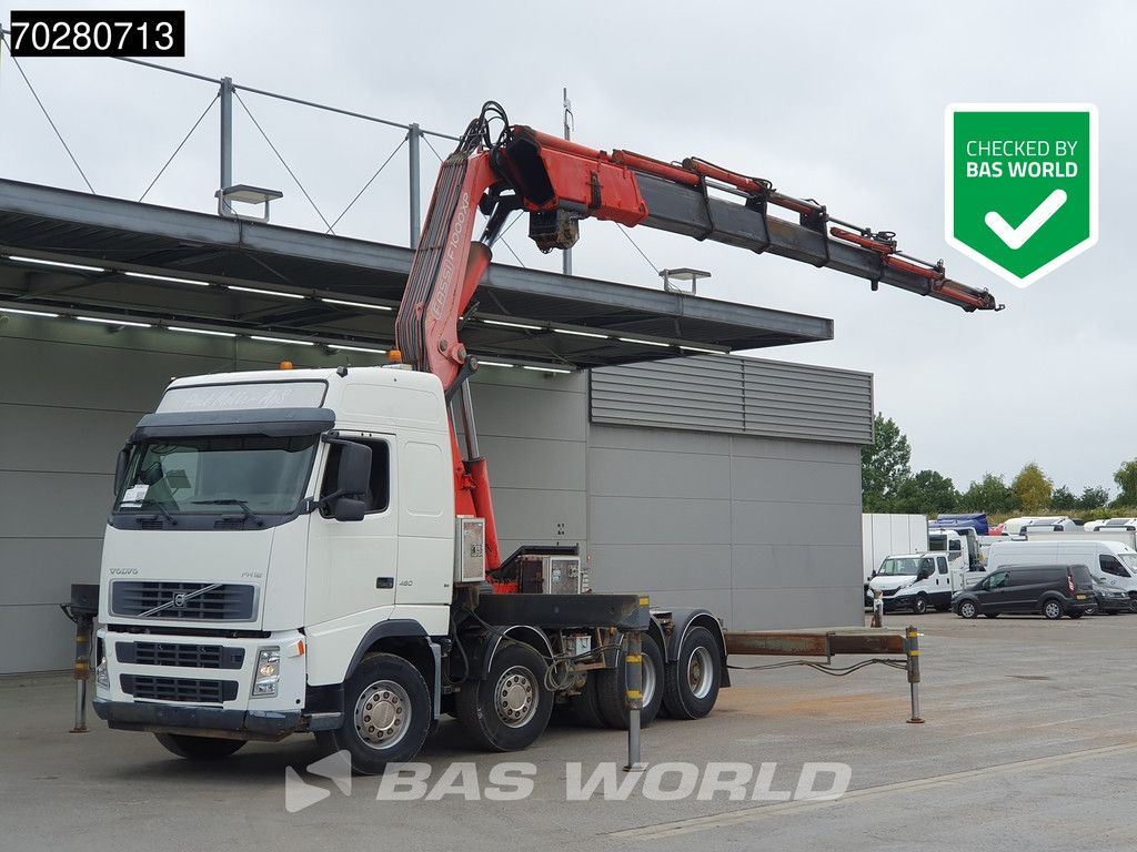 Volvo FH FH 460 8X4 Manual Fassi F900A XP.27 Crane+Winch Big-Axle Lenkachse Kran Euro 3