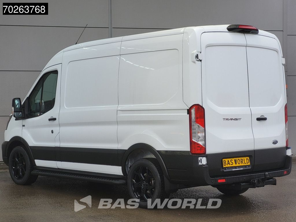 Ford Transit 130pk L2H2 Nieuw! Black Edition Raptor Grill Trekhaak Airco Cruise Camera Parkeersensoren 10m3 Klima AHK Tempomat