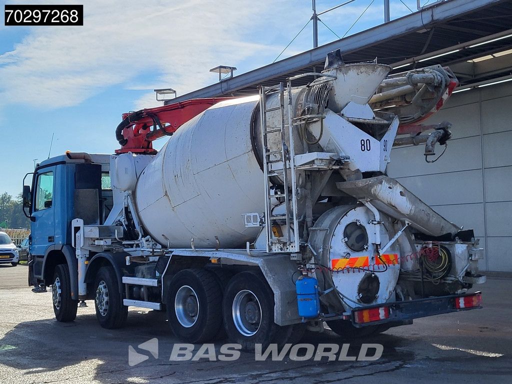 Mercedes Actros 3241 8X4 Putzmeister TMM 21-3.67 Q PUMI 7m3 Liebherr mixer Big-Axle Euro 3